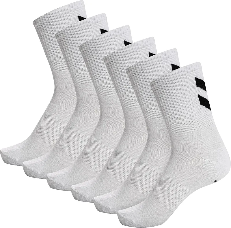 hummel ▫️ Meias HMLchevron, embalagem de 6 pares