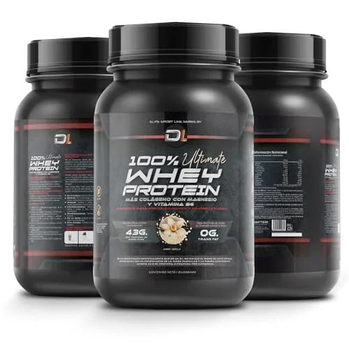 Healthy FUSION ▫️ Proteína de soro de leite | Proteína em pó com colagénio, magnésio e aminoácidos | Aumenta a massa muscular | Contribui para o desenvolvimento e a recuperação muscular | Proteína de fácil digestão | Sabor a baunilha, 1 kg 6