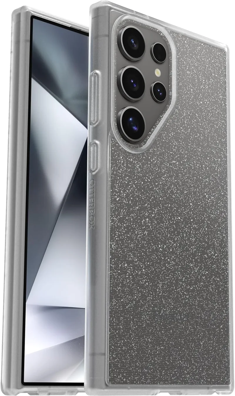 Samsung Galaxy S24 Ultra OtterBox React Series,Resistente a choques e quedas,Ultrafino,Protetor,Testado segundo as normas militares anti-queda,Stardust/Clear,Stardust/Clear