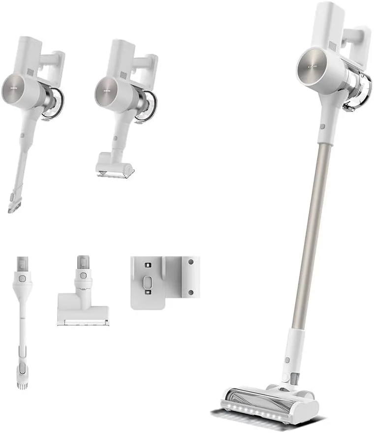XIAOMI ▫️ Aspirador sem fios G20, 25 kPa / 150 AW, 60 min de autonomia, filtragem a 99,9%, com luz frontal para deteção de pó, ideal para pisos duros, tapetes e pêlos de animais de estimação