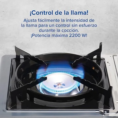 CAMPINGAZ ▫️ Camp Bistro 3 Fornelli Piastra Combo | Fogão de campismo com 1 queimador | 2200 Watt | Fogão de exterior compacto e portátil | Inclui bolsa de transporte para facilitar o transporte | Preto 4