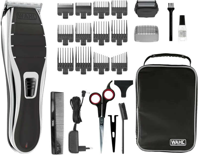 Wahl ▫️ Clipper 2 em 1: Kit combinado de máquina de cortar cabelo e barbeador sem fios com bateria recarregável de iões de lítio
