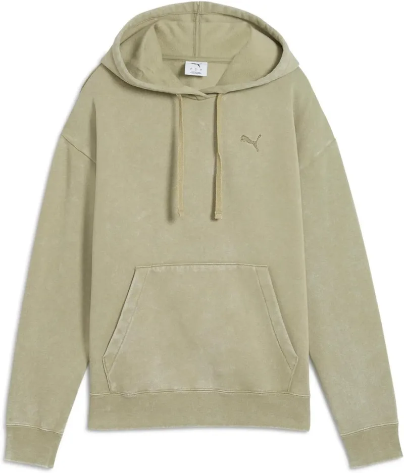 PUMA ▫️ ESS Elevated Relaxed Wash Hoodie FL Camisolas com capuz unissexo para adultos