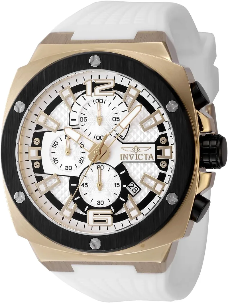 INVICTA ▫️ Relógio de quartzo para homem Racing em aço inoxidável - 47 mm