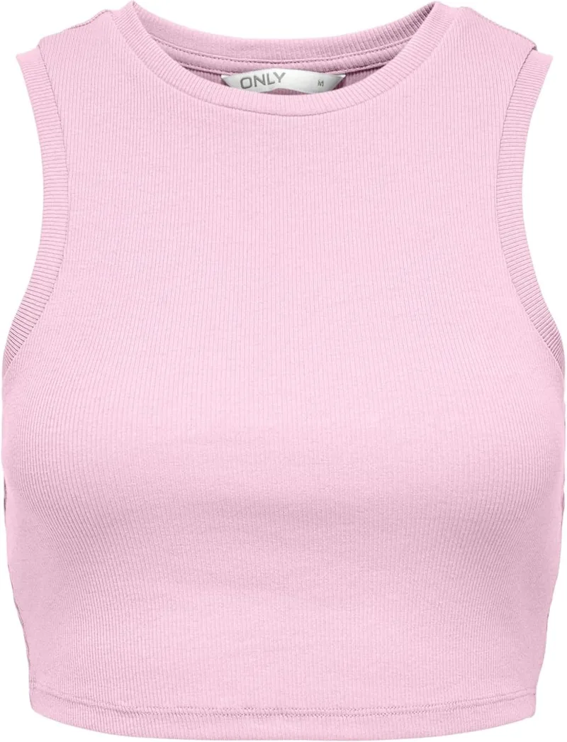 ONLY ▫️ Onlvilma S/L Cropped Tank Top Jrs Noos Tank Top para mulher