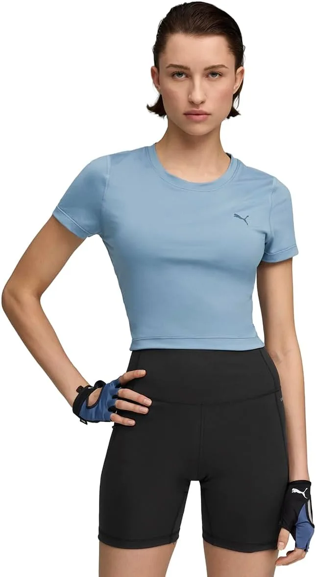 PUMA ▫️ W Cloudspun SS Twist tee Camisolas unissexo para adulto