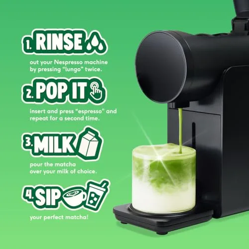 Perfect Ted ▫️ PerfectTed Cápsulas de Matcha Original, compatíveis com Nespresso (60 unidades) 5