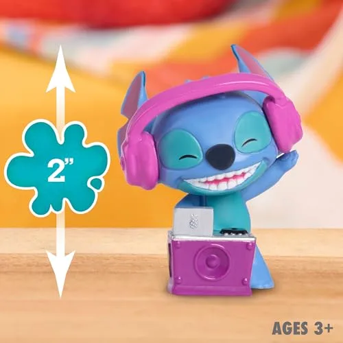 Just Play ▫️ Figuras colecionáveis da Disney Stitch «Es Tan Stitch» - Série 2, estatueta surpresa estilizada de 5 cm, brinquedos para crianças a partir dos 3 anos 5