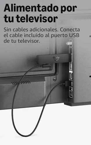 Amazon ▫️ Fire TV Stick HD (última geração), com televisão em direto gratuita, comando por voz com a Alexa, alimentação direta a partir da sua televisão e configuração fácil; encontre séries mais rapidamente com a Alexa+ 4