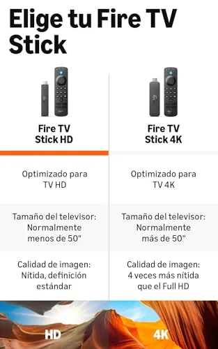 Amazon ▫️ Fire TV Stick HD (última geração), com televisão em direto gratuita, comando por voz com a Alexa, alimentação direta a partir da sua televisão e configuração fácil; encontre séries mais rapidamente com a Alexa+ 7