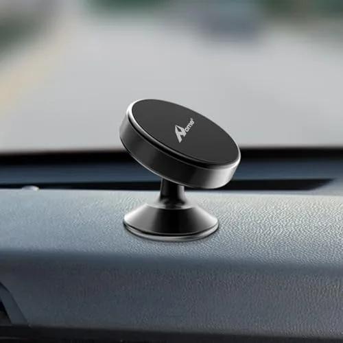 Home ▫️ Página inicial Suporte magnético para telemóvel, suporte para telemóvel para automóvel, suporte magnético ajustável a 360°, suporte para o painel de instrumentos do automóvel, compatível com iPhone, Samsung, Huawei, etc. 2