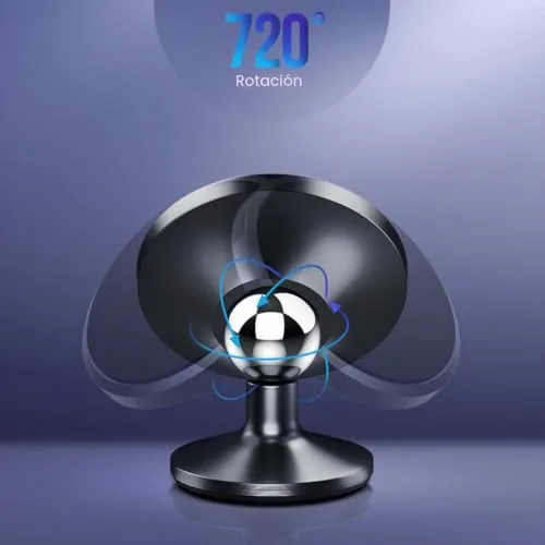 Home ▫️ Página inicial Suporte magnético para telemóvel, suporte para telemóvel para automóvel, suporte magnético ajustável a 360°, suporte para o painel de instrumentos do automóvel, compatível com iPhone, Samsung, Huawei, etc. 3