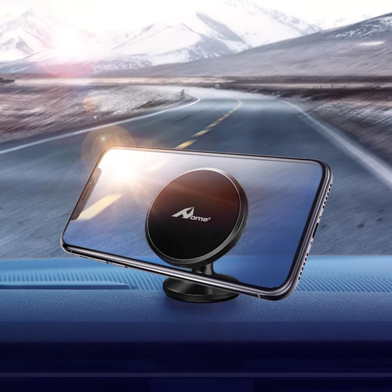 Home ▫️ Página inicial Suporte magnético para telemóvel, suporte para telemóvel para automóvel, suporte magnético ajustável a 360°, suporte para o painel de instrumentos do automóvel, compatível com iPhone, Samsung, Huawei, etc.