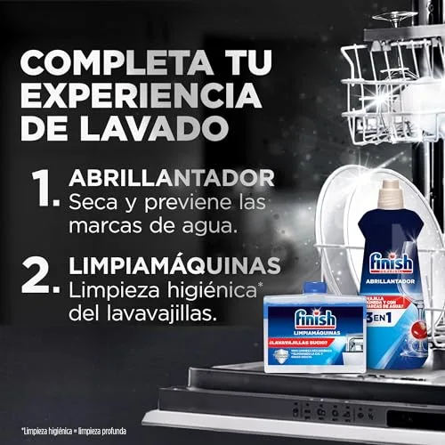 Finish ▫️ Powerball Ultimate All in 1 Pastilhas para a máquina de lavar louça, aroma a limão, 32 6