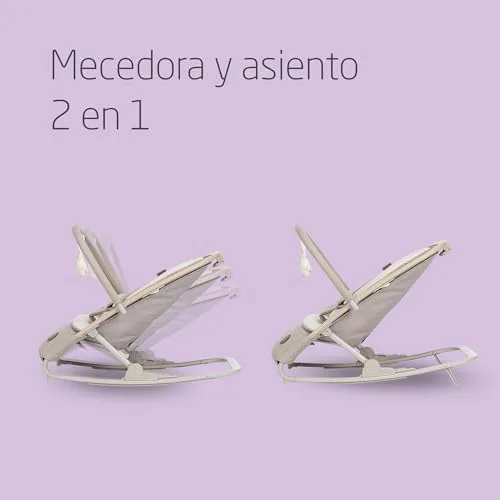 Maxi-Cosi ▫️ Kori Espreguiçadeira para bebé 2 em 1, Arco de brinquedos, 0-15 kg, Classic Beige 2