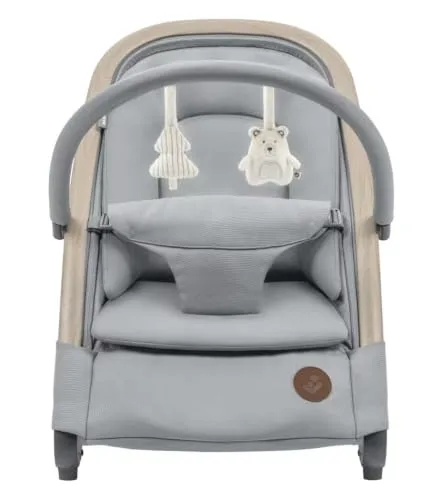 Maxi-Cosi ▫️ Kori Espreguiçadeira para bebé 2 em 1, Arco de brinquedos, 0-15 kg, Classic Beige 4