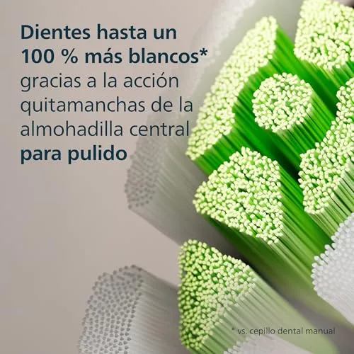 PHILIPS ▫️ Sonicare W2 Optimal White, cabeças de escova de dentes de substituição originais, pretas, embalagem de 8, HX6068/88 3