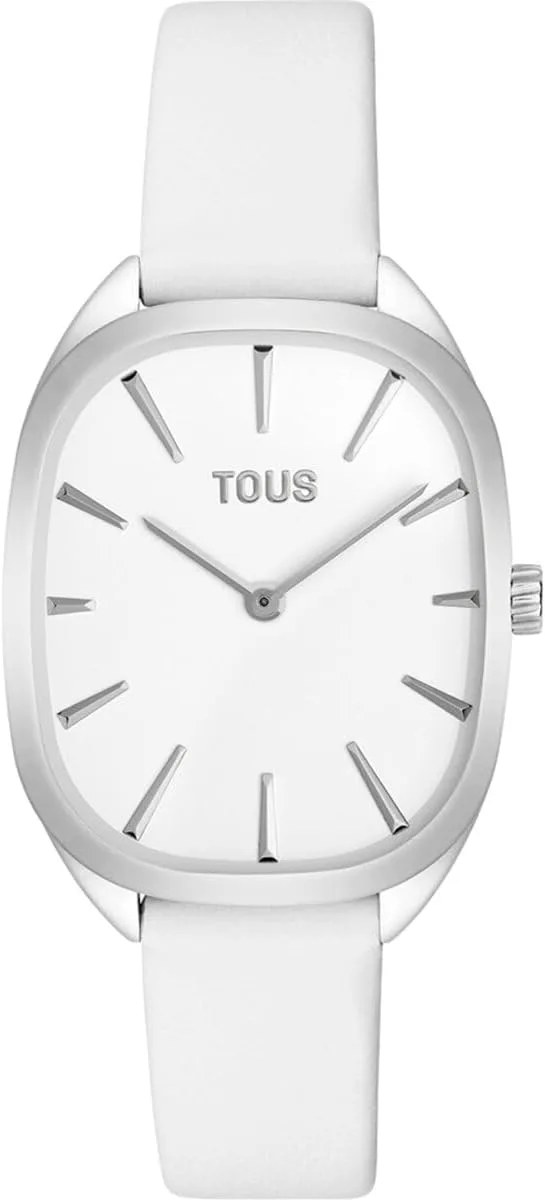 TOUS ▫️ Relógio Analógico em aço com bracelete em pele Heritage