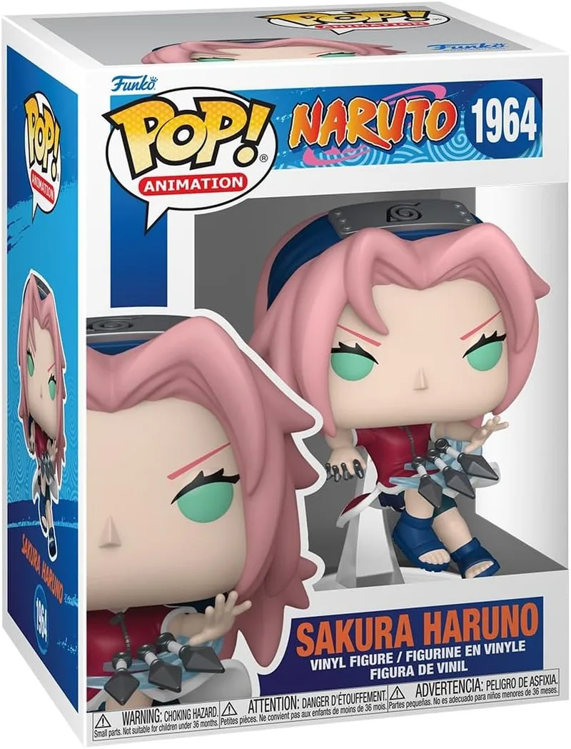 Funko ▫️ Pop! Animation: Naruto Classic - Sakura Haruno | Produtos oficiais de anime - Figura de vinil colecionável para decoração - Presente geek de aniversário