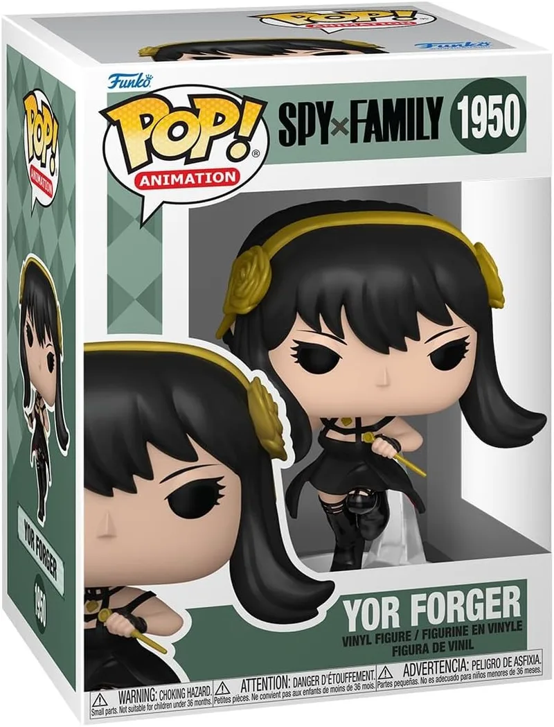 Funko ▫️ Pop! Animation: Spy x Family - Yor Forger | Produtos oficiais de anime - Figura de vinil colecionável para decoração - Presente geek de aniversário
