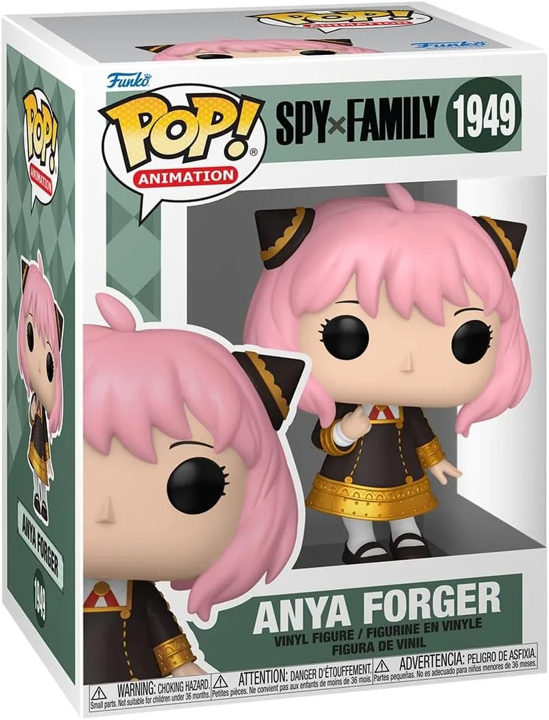 Funko ▫️ Pop! Animation: Spy X Family - Anya Forger - Figura de vinil colecionável - Ideia para presente - Produto oficial - Brinquedos para crianças e adultos - Figura para colecionadores e exposição