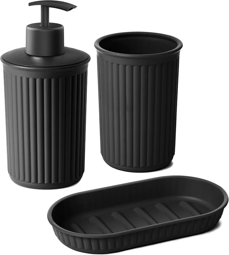 Tatay ▫️ Conjunto de casa de banho de mesa sem BPA, com 3 copos dosadores