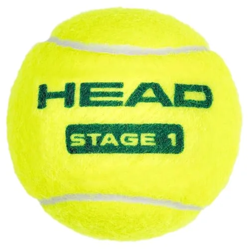 HEAD ▫️ Bolas de ténis verdes da Etapa 1 2