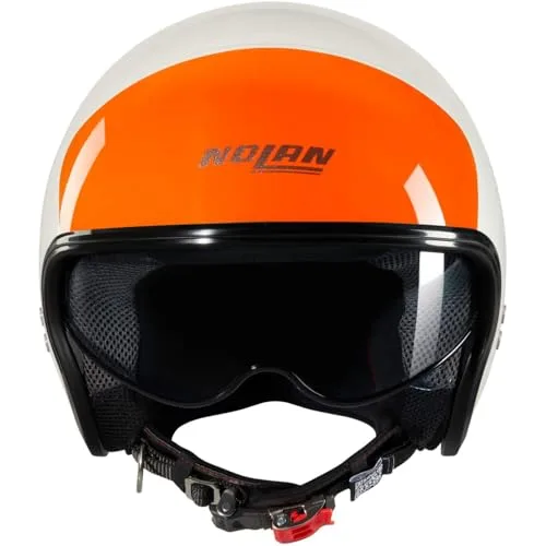 Nolan ▫️ Capacete N21 06 Acabamento Speciale 349 XS, Pérola/Laranja 4