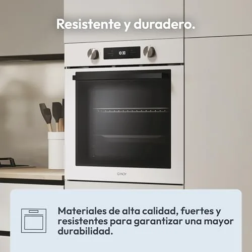 CANDY ▫️ Bake 600 CA6 N3T1HTW Forno Multifunções, 78 L, Receitas através da aplicação hOn, 1 tabuleiro e 1 grelha, Limpeza hidrolítica, Convecção + Ventilador, 9 funções, Ready UX, Branco 3