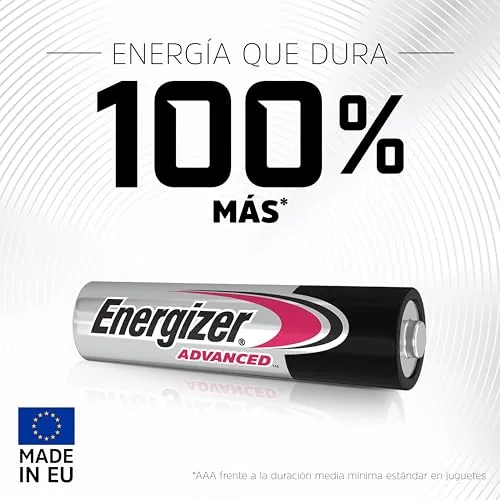 Energizer ▫️ Advanced - Pilhas AAA (Embalagem de 24) - Pilhas alcalinas de 1,5 V 2