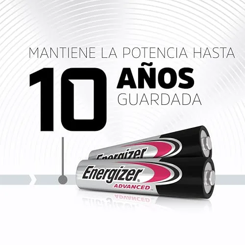 Energizer ▫️ Advanced - Pilhas AAA (Embalagem de 24) - Pilhas alcalinas de 1,5 V 3