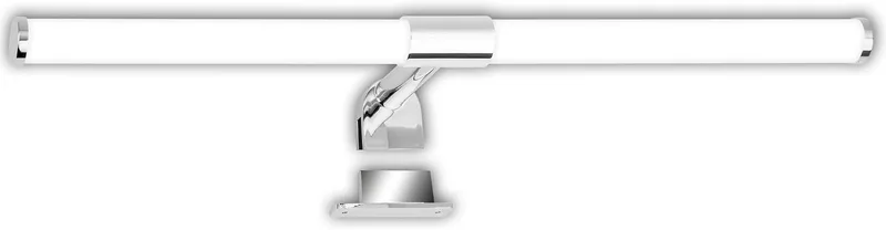 Briloner ▫️ Luz LED para espelho de casa de banho 2 em 1, montagem, IP44, 4000K branco neutro, candeeiro de casa de banho, iluminação de armário, candeeiro para espelho, candeeiro de casa de banho, iluminação de espelho, 55 cm, cromado