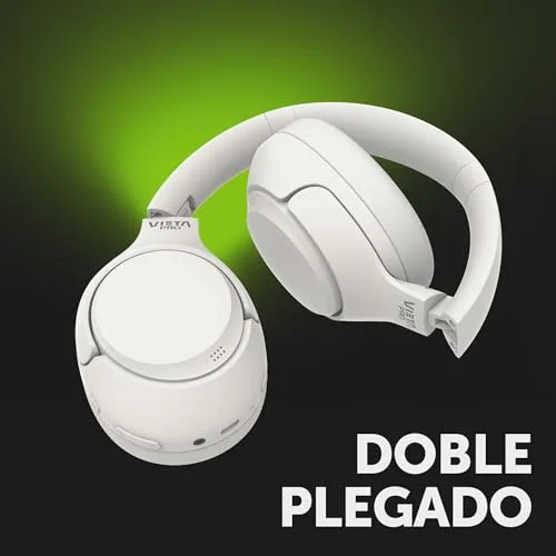 Vieta Pro ▫️ Auscultadores Calm 2 com arnês, Bluetooth, função Dual Pairing, cancelamento ativo de ruído híbrido e modo ambiente, entrada auxiliar, microfone, arnês ajustável. Bateria com autonomia de 60 horas. 5