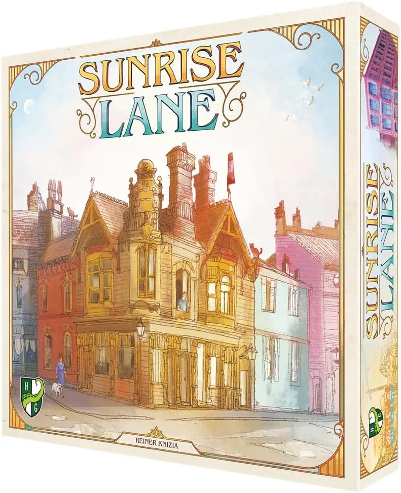 Horrible Guild ▫️ Sunrise Lane, Jogo de Mesa de Estratégia, A partir dos 8 anos, 2 a 4 jogadores, 45 minutos por partida, Espanhol