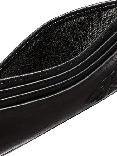 Calvin Klein ▫️ Porta-cartões Bold para homem, em pele, preto (Black), tamanho único 5