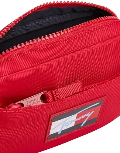 Tommy Hilfiger ▫️ Tommy Script Flag Crossover Bag Au0au02002 - Mochila unissexo para crianças 4