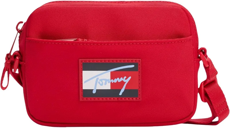 Tommy Hilfiger ▫️ Tommy Script Flag Crossover Bag Au0au02002 - Mochila unissexo para crianças