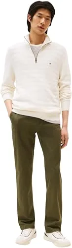 Tommy Hilfiger ▫️ Calças chino para homem Core Denton Essential Twill, corte reto 2
