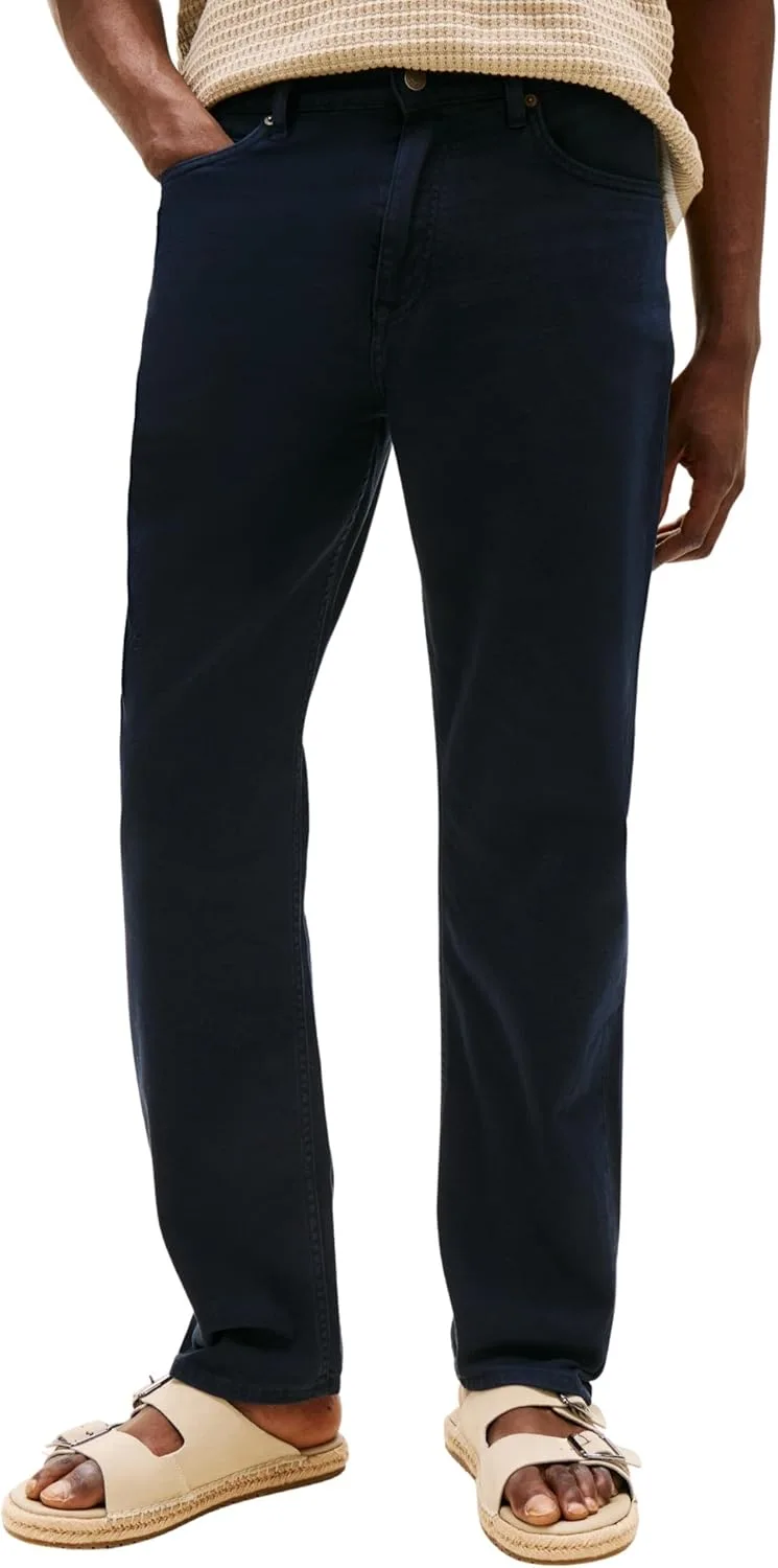 Tommy Hilfiger ▫️ Calças de ganga regulares Mercer para homem Ajuste médio