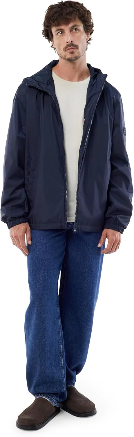 Tommy Hilfiger ▫️ Casaco de entre-estações para homem com capuz
