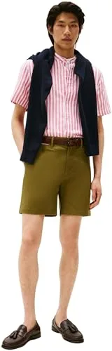 Tommy Hilfiger ▫️ Camisa para homem em mistura de linho, com gola Mao 3