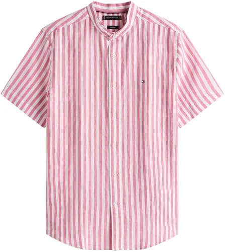 Tommy Hilfiger ▫️ Camisa para homem em mistura de linho, com gola Mao 4