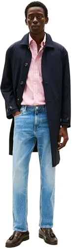 Tommy Hilfiger ▫️ Calças de ganga para homem, corte regular, tecido Mercer, tamanho médio 2
