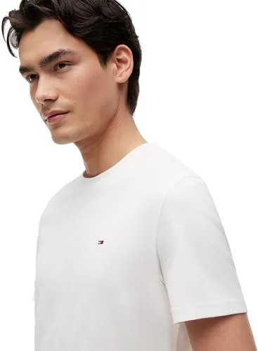 Tommy Jeans ▫️ Camisolas de manga curta para homem, conjunto de 2, modelo Slim Mix com gola redonda 4