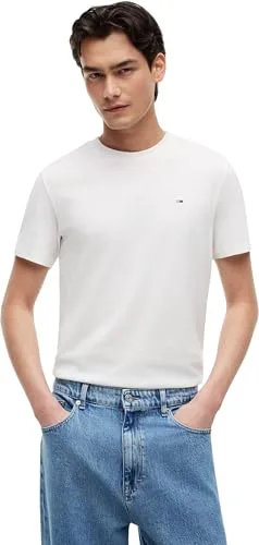 Tommy Jeans ▫️ Camisolas de manga curta para homem, conjunto de 2, modelo Slim Mix com gola redonda 5