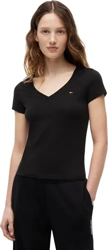 Tommy Jeans ▫️ Camisolas de manga curta para mulher, conjunto de 2 com gola em V 5