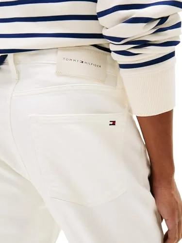 Tommy Hilfiger ▫️ Calças de ganga para homem, corte regular, tecido Mercer, tamanho médio 3