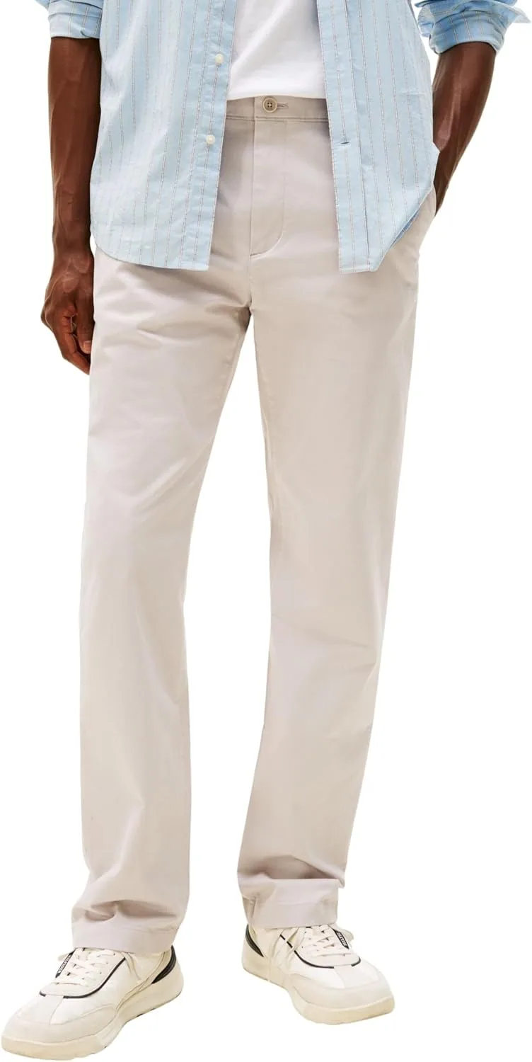 Tommy Hilfiger ▫️ Core Mercer Essential Twill Mw0mw40263 - Calças chino para homem