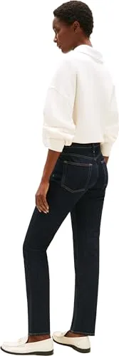 Tommy Hilfiger ▫️ Calças de ganga para mulher, modelo Rinse Slim, cintura média 2