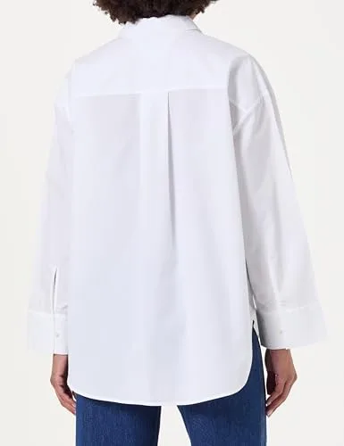 Tommy Hilfiger ▫️ Camisa para mulher em popeline New Easy Oversized 3